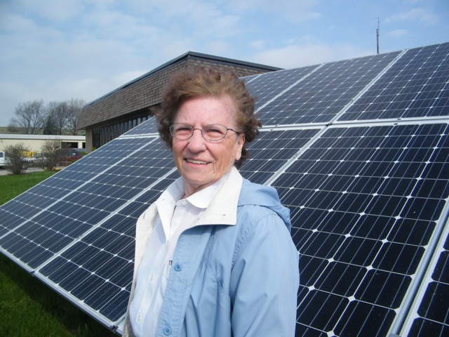 member in front of panels